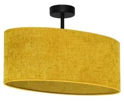 Duolla - Prisadený luster OVAL 1xE27/15W/230V hnedá