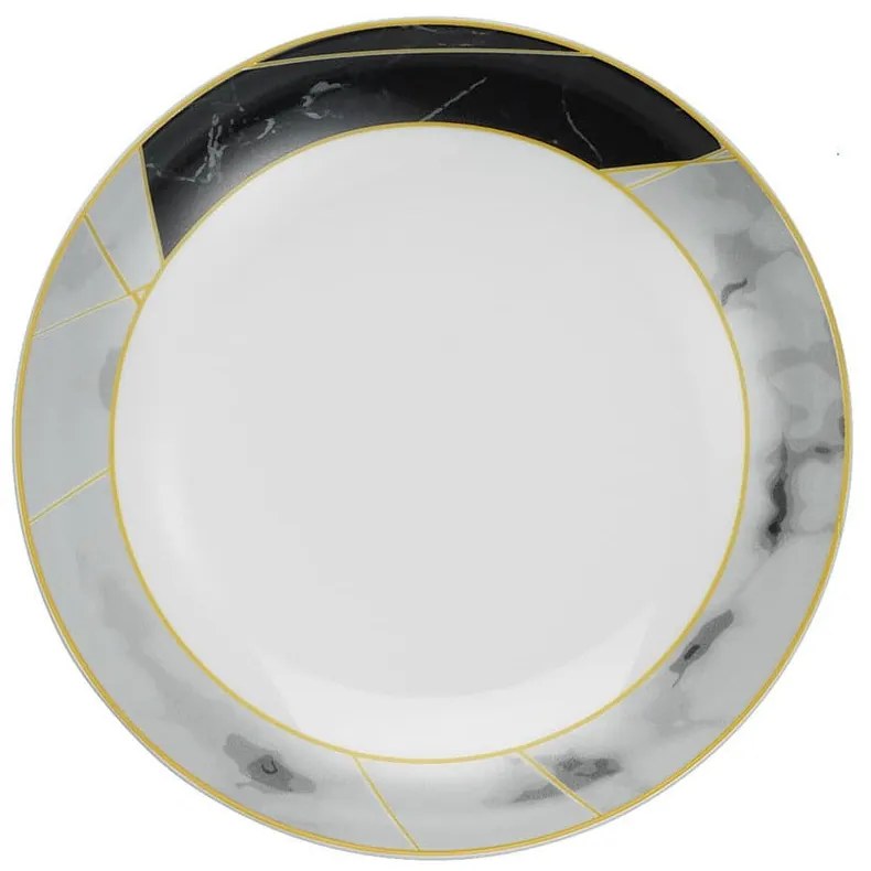 24-dielna súprava porcelánového riadu Kütahya Porselen Black&White