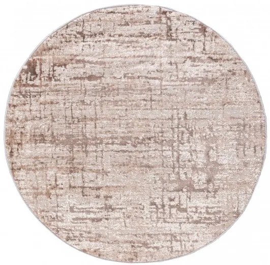 Koberec PORTLAND D175E vizon - biely kruh