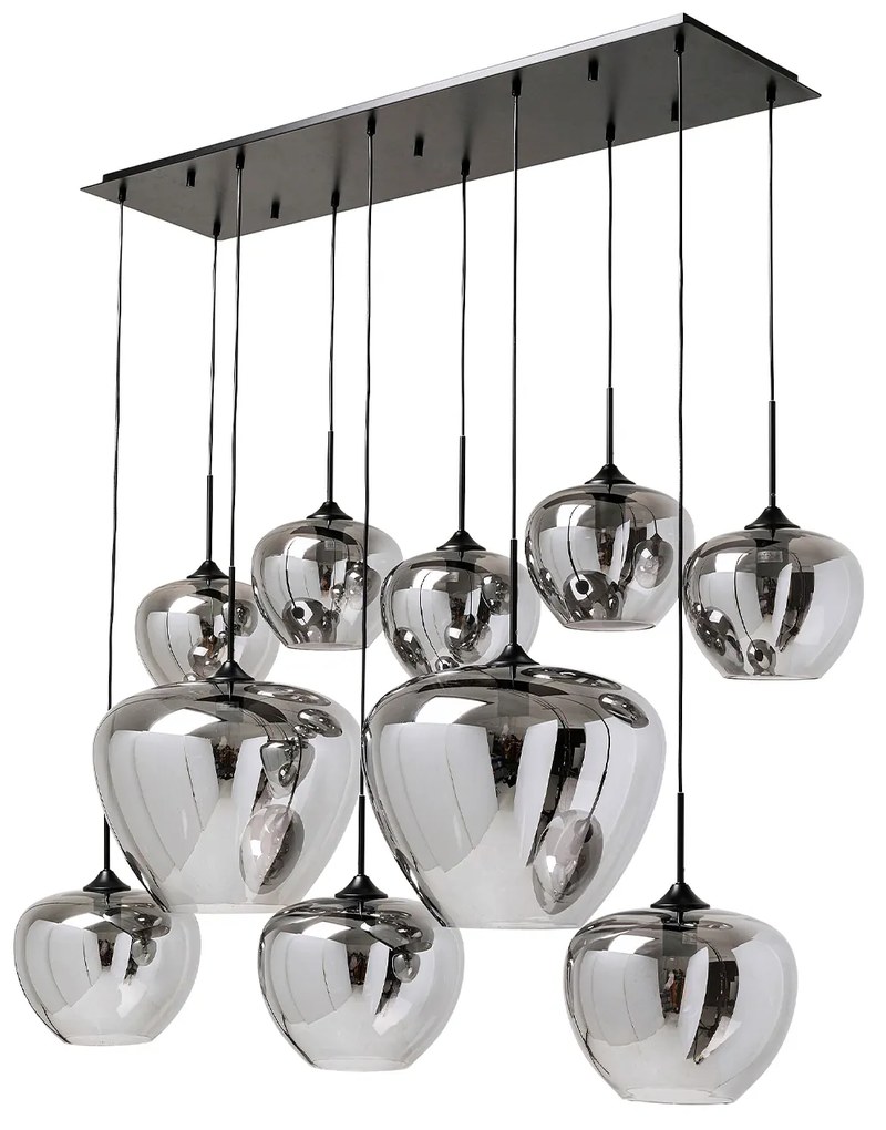 Sphere visiaca lampa sivá