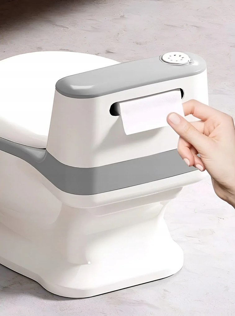 TRENDIE Detský interaktívny nočník sivý