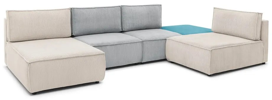 Menčestrová rohová pohovka (variabilná) Nihad modular – Bobochic Paris