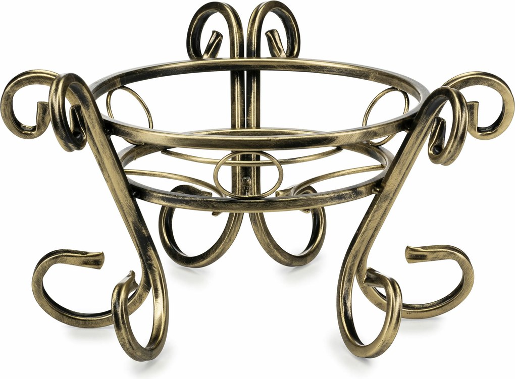 STOJAN NA KVETINÁČ SHANE 21X38 CM ZLATÁ