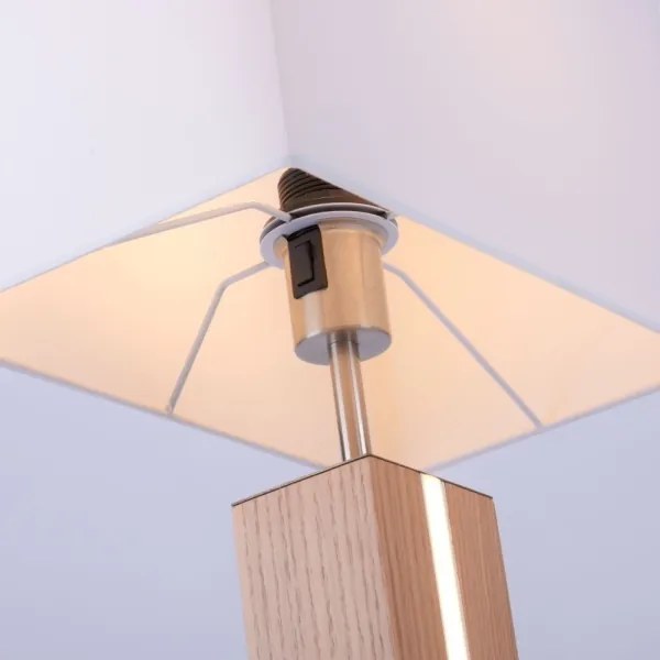 Leuchten Direkt 11421-78 - LED stolová lampa AMANDA 1xE27/40W/230V + LED/5W