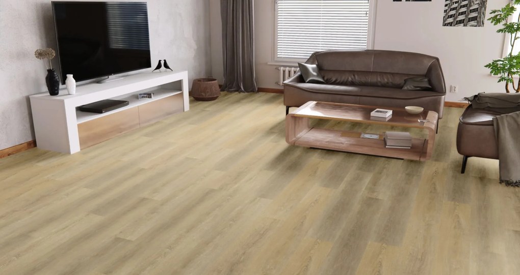 Oneflor Vinylová podlaha ECO 30 074 Sawcut Oak Natural - Lepená podlaha