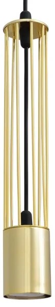 LED Luster na lanku BARS 1xGU10/4,8W/230V zlatá