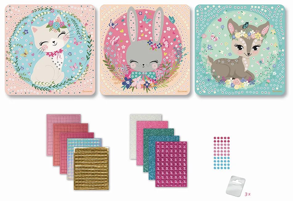 Stick & Fun - mozaika - domáci maznáčikovia