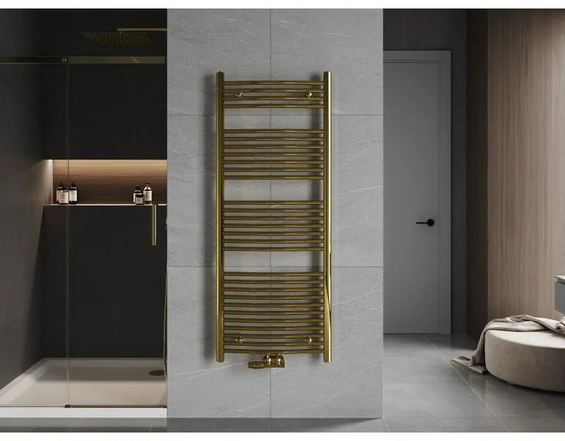 Mexen Ares, vykurovacie teleso 1500x600 mm, 579 W, zlatá lesklá, W102-1500-600-00-50