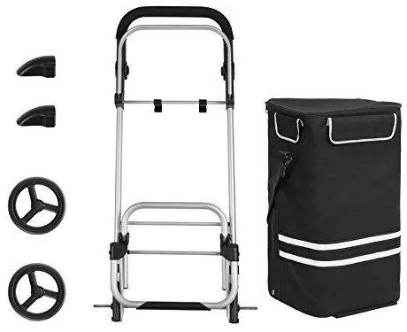 Nákupný vozík SONGMICS KST03BK