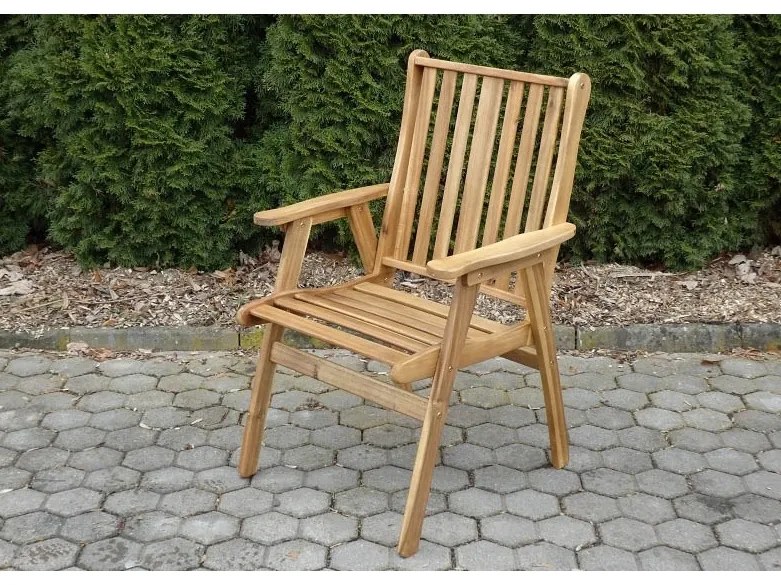 Záhradná stolička Jody, hnedá