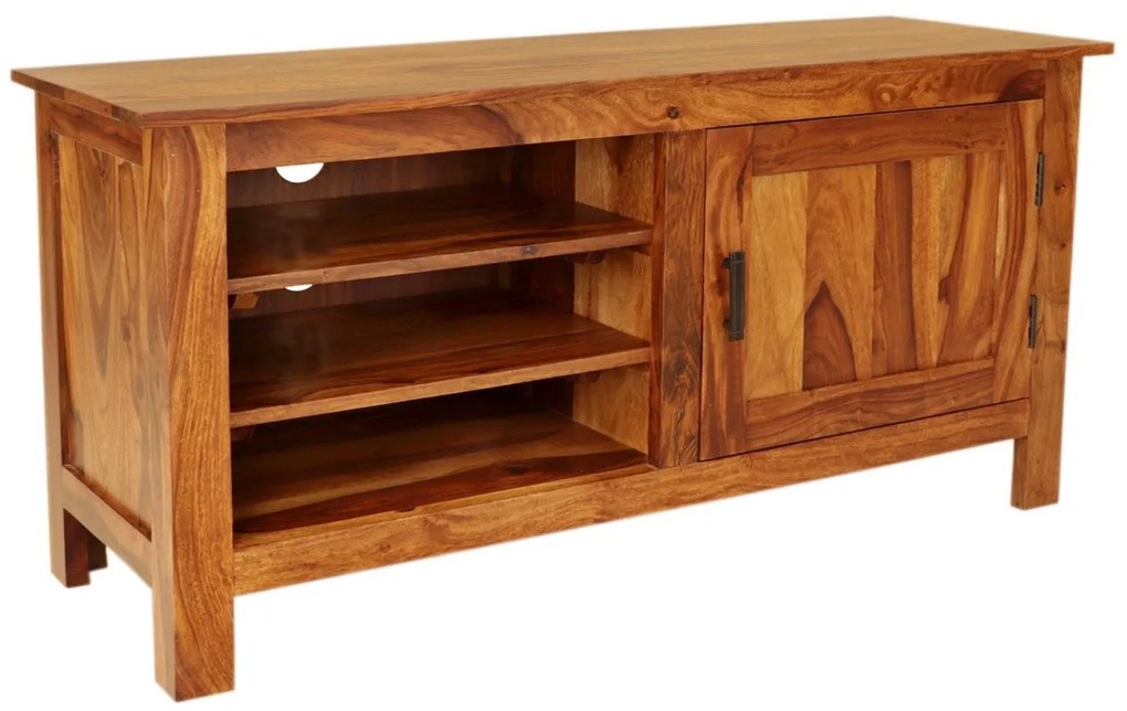 furniture-nabytek.cz - Masiv tv stolek z dřeva palisandr 110x50x60