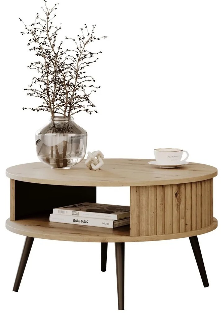 OKRÚHLY KONFERENČNÝ STOLÍK MATTIAS DUB ARTISAN