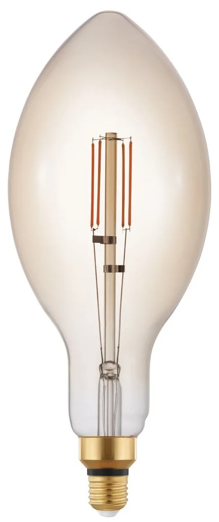 EGLO LED stmievateľná vintage žiarovka, E27, E140, 4W, 400lm, 2200K, teplá biela, jantárová