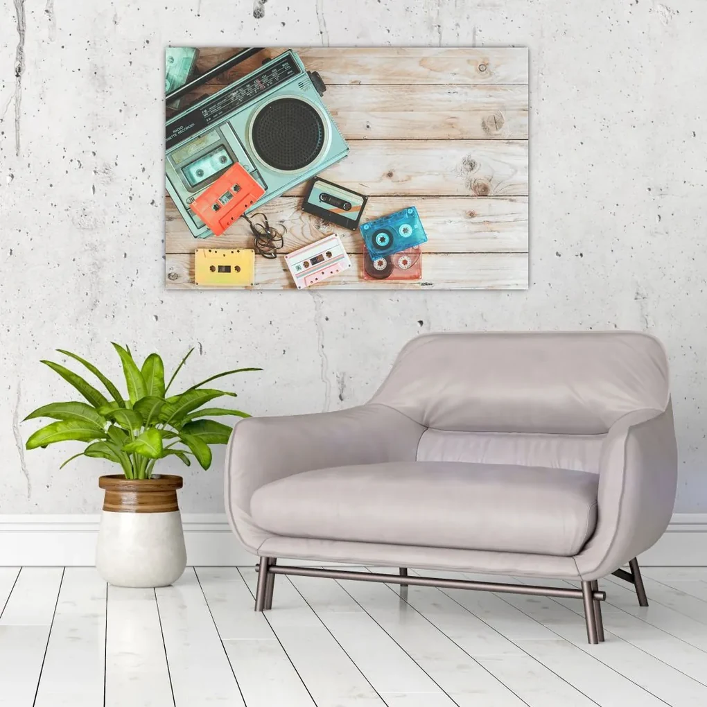 Obraz - Retro rádio (90x60 cm)