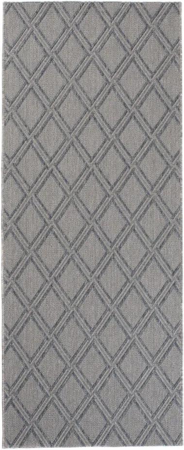 Kusový koberec Fredy sivý atyp, Velikosti 80x200cm