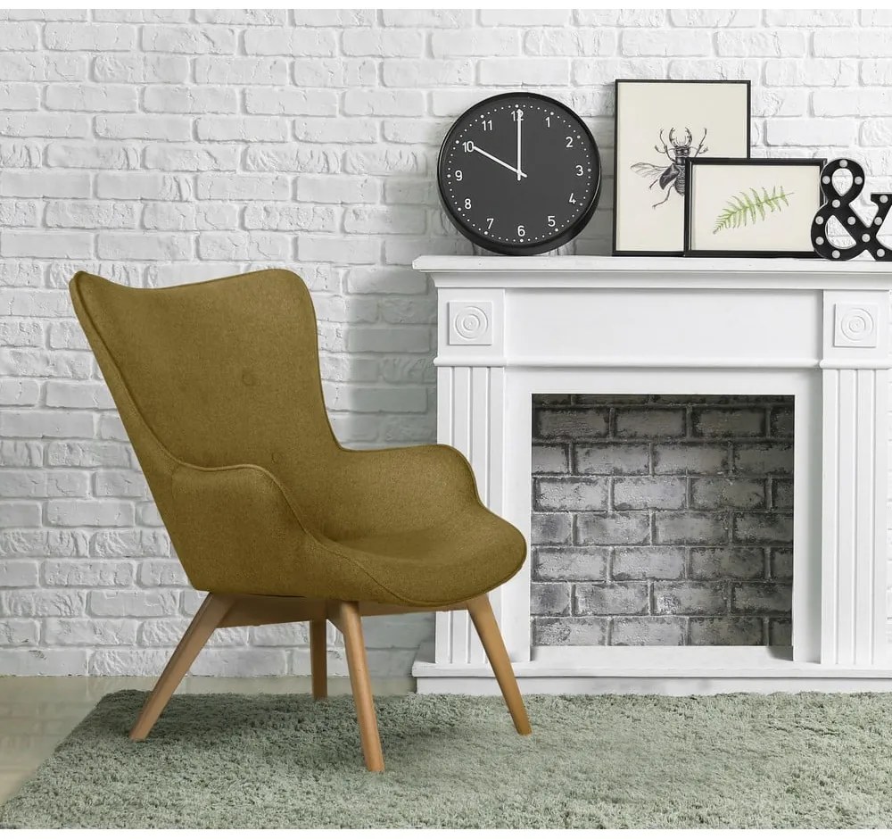 Zelené kreslo Niko – Ropez