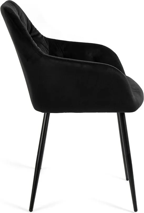 Noela Jedálenský set ROBUL 140 + 4x stolička SIENA čierna