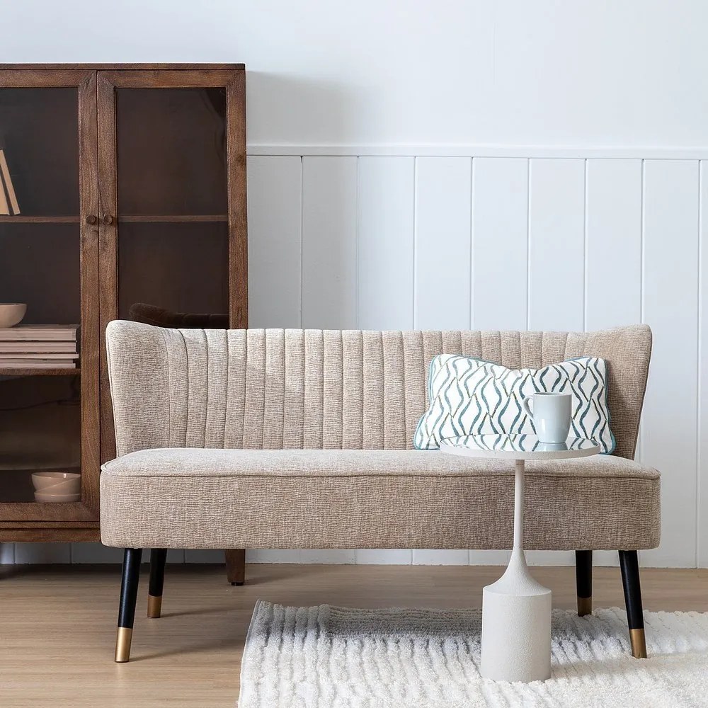 Béžová ženilková pohovka 134 cm Glam – Ixia