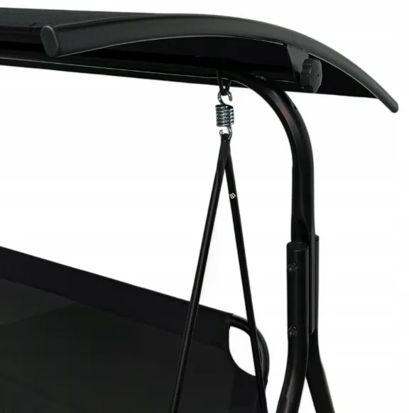 Záhradná hojdačka pre 3 osoby 4006D – béžová