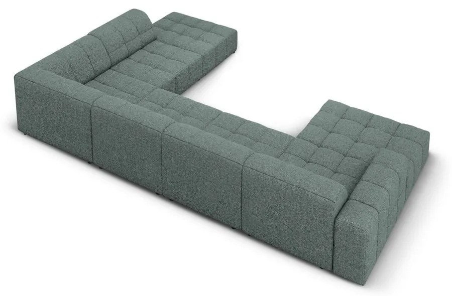 Tyrkysová rohová pohovka (pravý roh/do "U") Chicago – Cosmopolitan Design