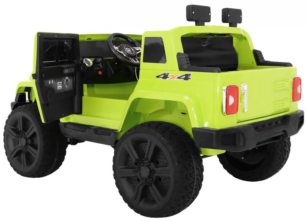 Elektrické autíčko Mighty Jeep 4x4 Ramiz 1668 - zelené