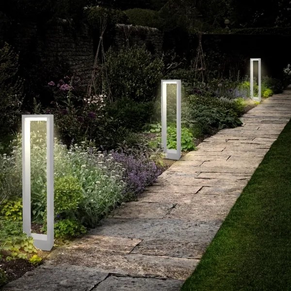 Brilagi - LED Vonkajšia lampa RAGUSA LED/7W/230V 3000/4000/6000K biela IP54 80 cm