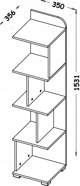 Policový regál CARINI CA5