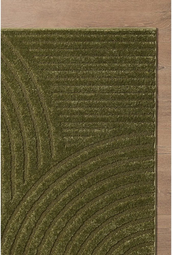 Tmavozelený koberec 160x230 cm Whirl – ESTE