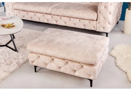 Taburetka 42642 Modern Barock Zamat Champagner  - Komfort-nábytok