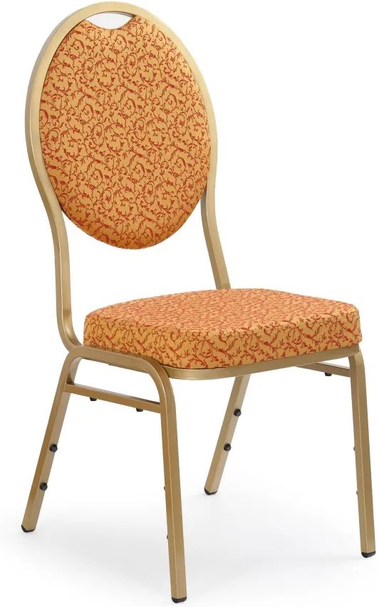 Jedálenská stolička K67 zlatá Halmar