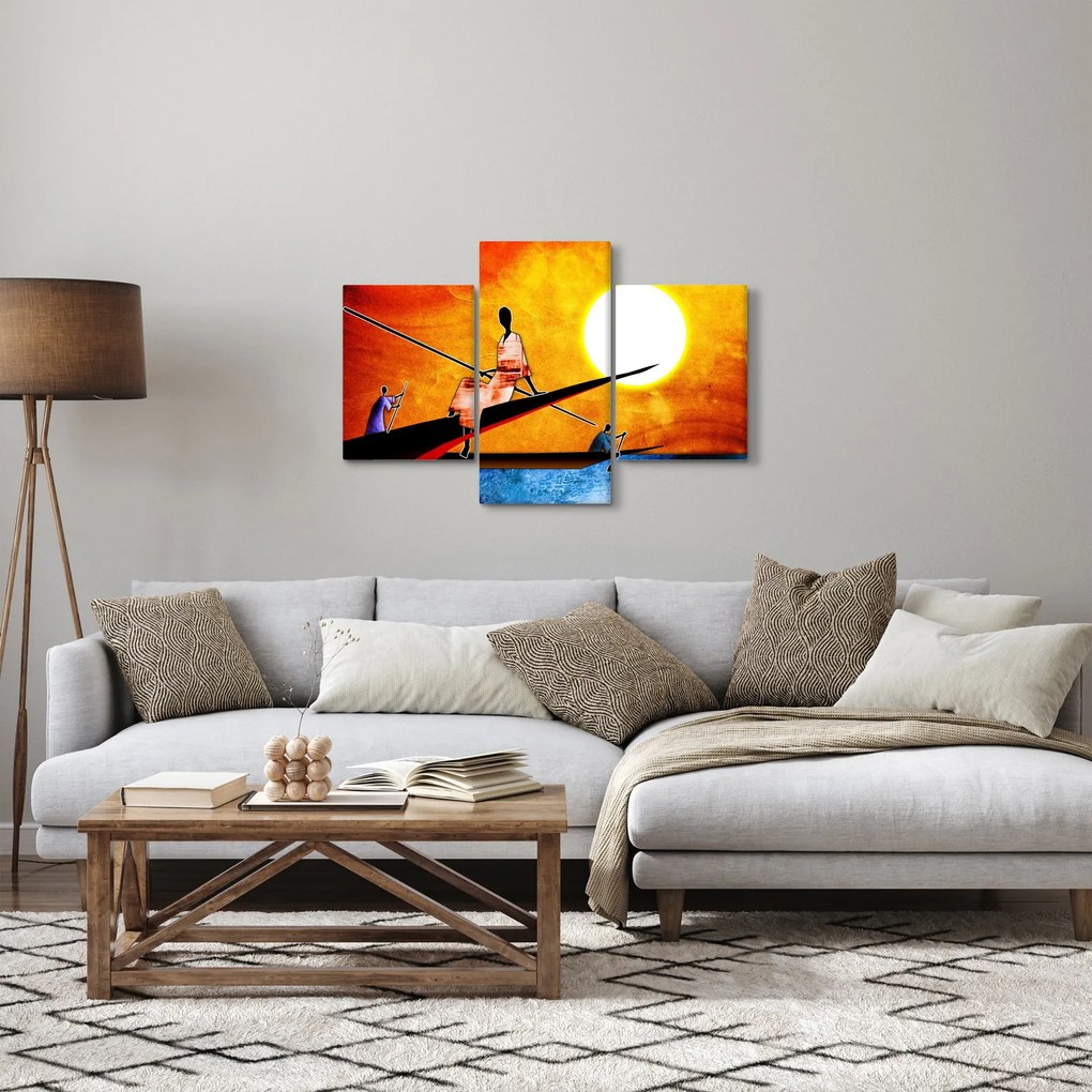 Obraz dobovej starovekej maľby (90x60 cm)