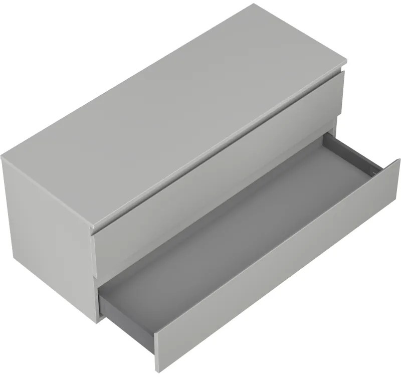 Mexen Orio, kúpeľňová skrinka 120 cm s hornou časťou, 2 zásuvky, šedá mantá, 91A10-12047-2-BFFC62