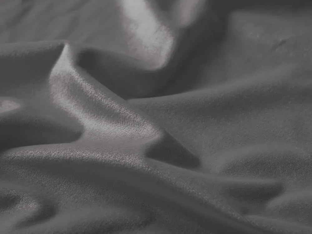 Biante Veľký zamatový štvorcový obrus Velvet Prémium SVP-017 Tmavo sivý 180x180 cm