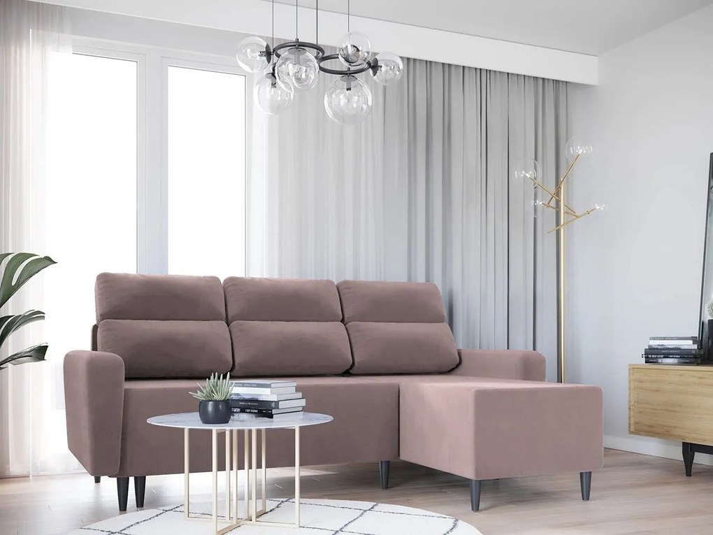 Rohová sedačka Folkeri, Dostupné poťahy: Manila 02, Strana: pravá