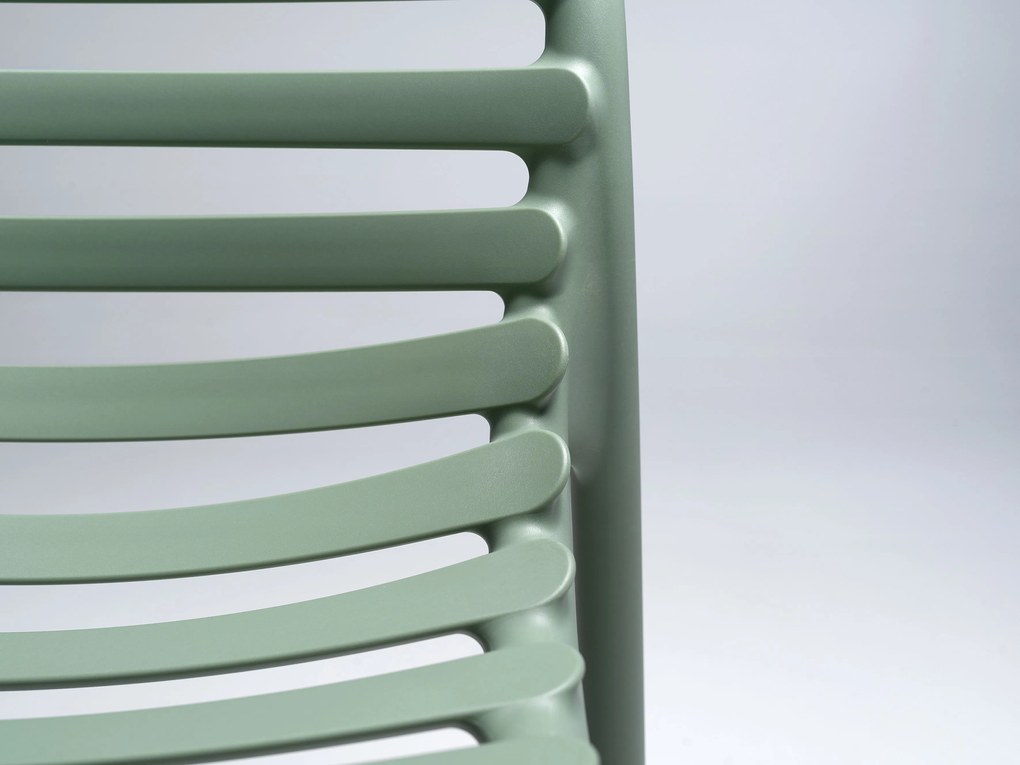 Stima plastová venkovní stolička DOGA Odtieň: Antracite - Čierná
