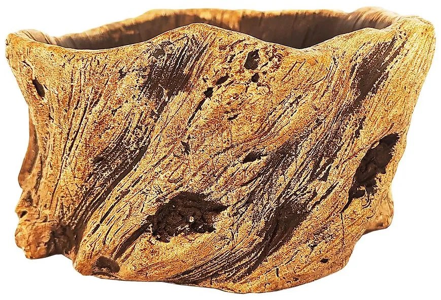 Kvetináč YS44396B cement 13x13x7,5 Antique Brown