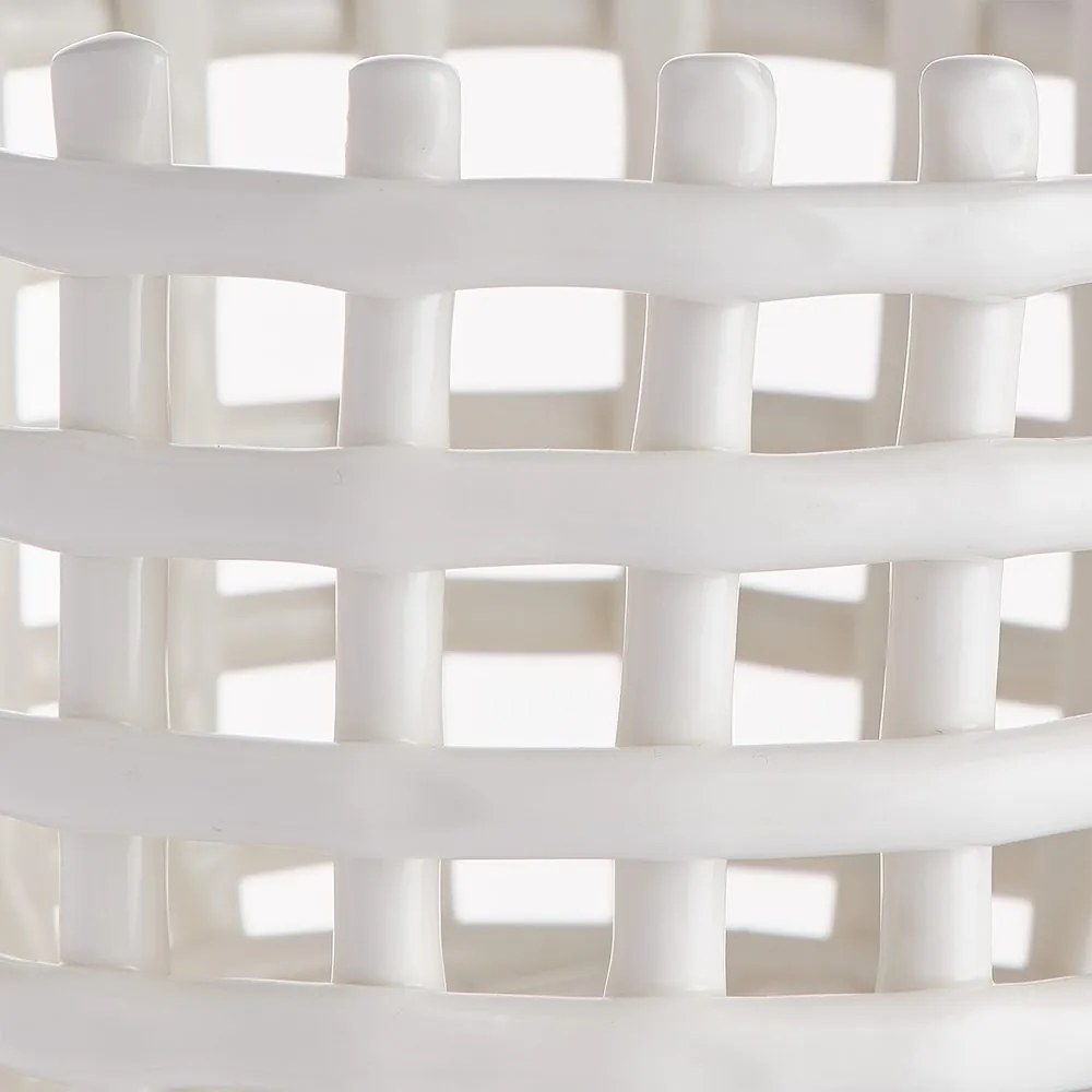 CRAFT Keramický košík 16 cm - krémová