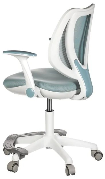 BONTEC Detská stolička, výškovo nastaviteľná, modrá sieťovina, KA-C806 BLUE Farba: Šedá
