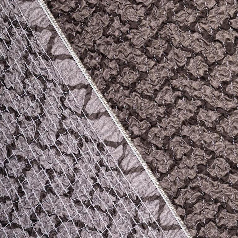 Bielastické poťahy VENEZIA hnedá kreslo ušiak (š. 60 - 110 cm)