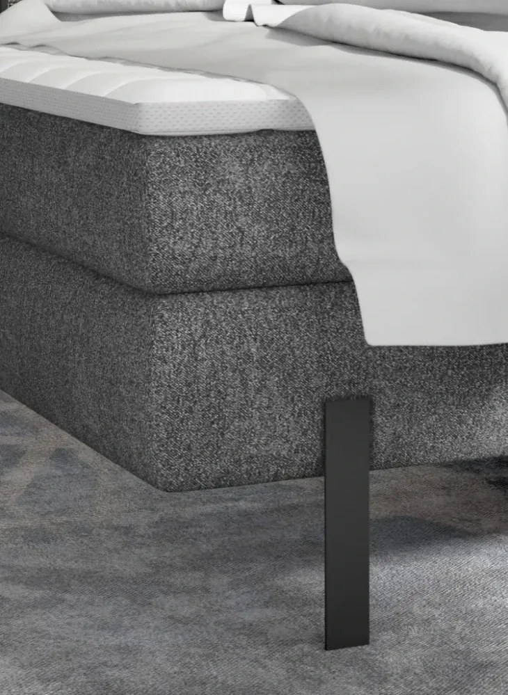 Boxspring posteľ HOMELY I. Šírka postele: 140x200cm, Cenová skupina látky: platinum 4cs