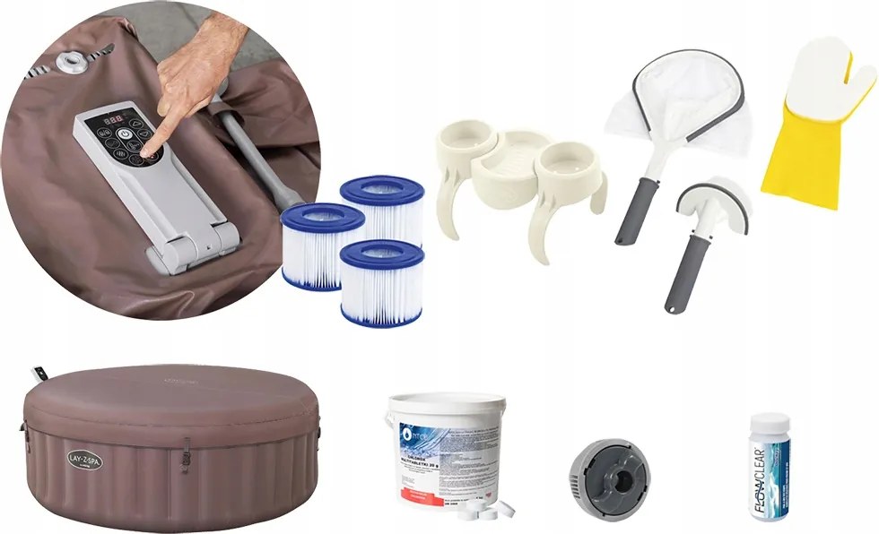 Bestway LAY-Z-SPA HAWAII AIRJET JACUZZI 196 X 71 CM