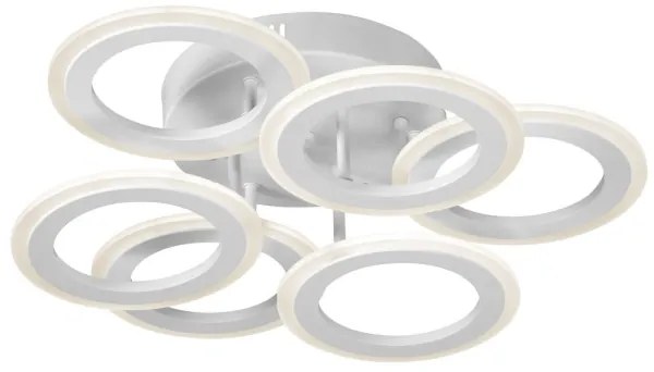 Prisadený luster 6xLED/18W/230V biela