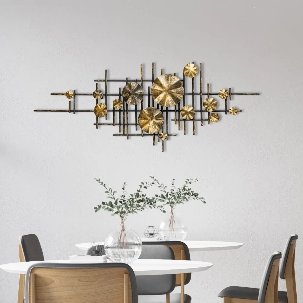 Nástenná kovová dekorácia Mihrimah viacfarebná