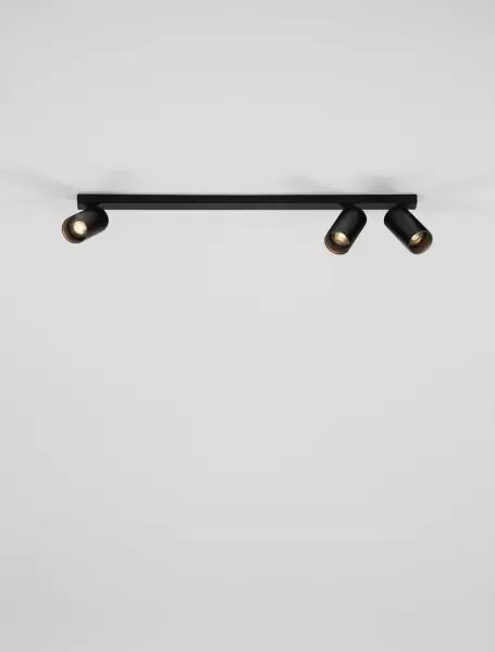 Minimalistické bodové svietidlo Oso 3 Čierna