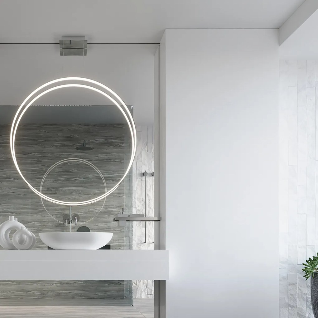 Závesné LED svietidlo Rio 78, 1x LED 50w, 3000k, ch