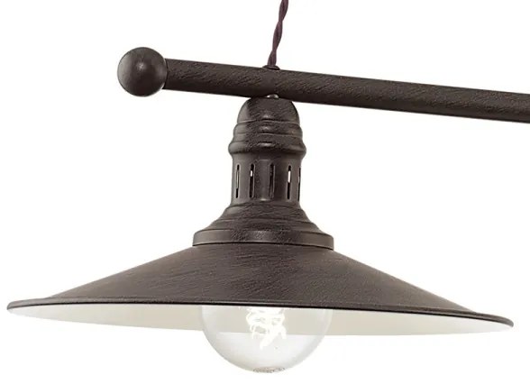 Eglo 49457 - Luster STOCKBURY 2xE27/60W/230V