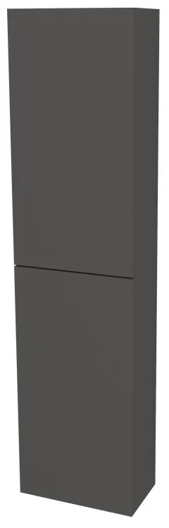 Mereo Aira, kúpeľňová skrinka 170 cm vysoká, pravé otváranie, Multidecor, Šedá diamant, MER-CN794PNSEDD