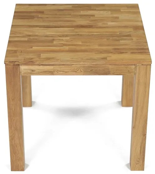 Autronic BONTEC Jedálenský stôl 80x80cm, masív, prírodný, DS-H080 DUB Farba: Prírodné