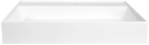 Sapho - Umývadlo na dosku GODIVA 68x44 cm mramor/biela