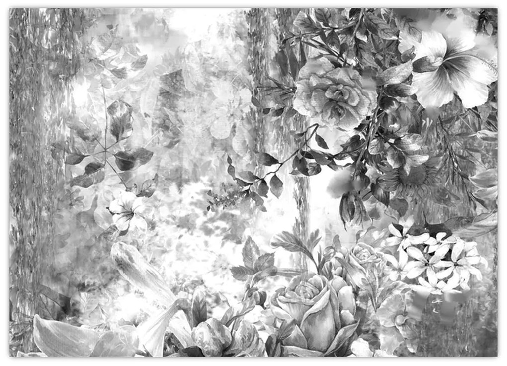 Obraz - Romantická záhrada (70x50 cm)